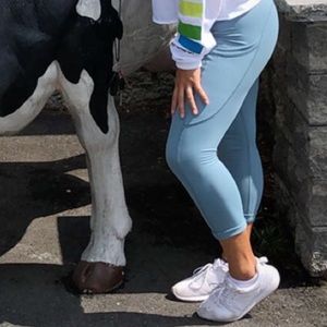 7/8 leggings pockets 90 degree by reflex light blu